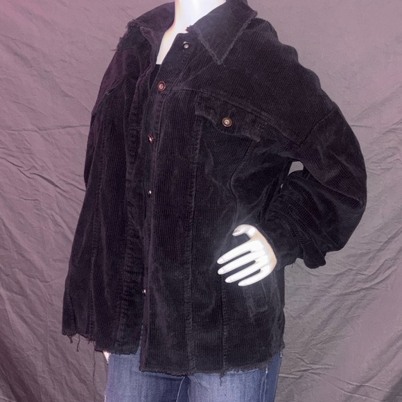 ✨ La Miel Oversized Washed Corduroy Shacket Jacket | Size L | 🧥 - Picture 5 of 9